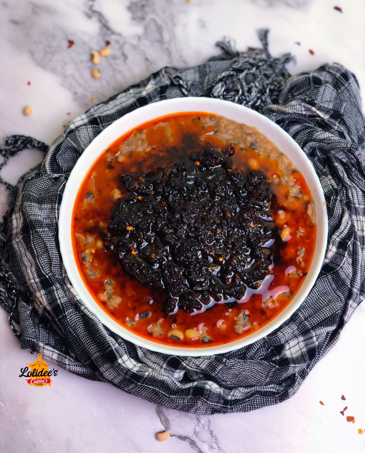 Ayamase — rich black pepper stew over rice